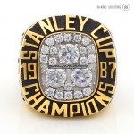 1987 Edmonton Oilers Stanley Cup Championship Ring/Pendant(Premium)